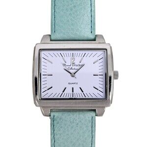 Marcel Drucker Quartz Ladies XL Blue Genuine Leather MOP Dial